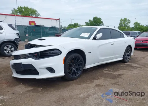 2019 Dodge Charger R/T Rwd из США, поврежденный, VIN 2C3CDXCT7KH654965